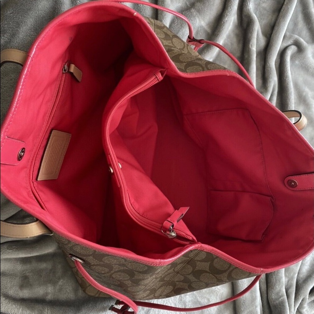 Coach large tote/computer Bag